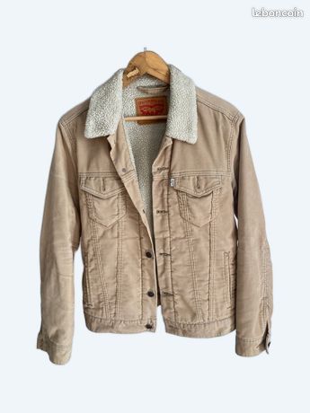 Veste Sherpa Beige Veste Levi's Beige Lifestyle Men's Sherpa
