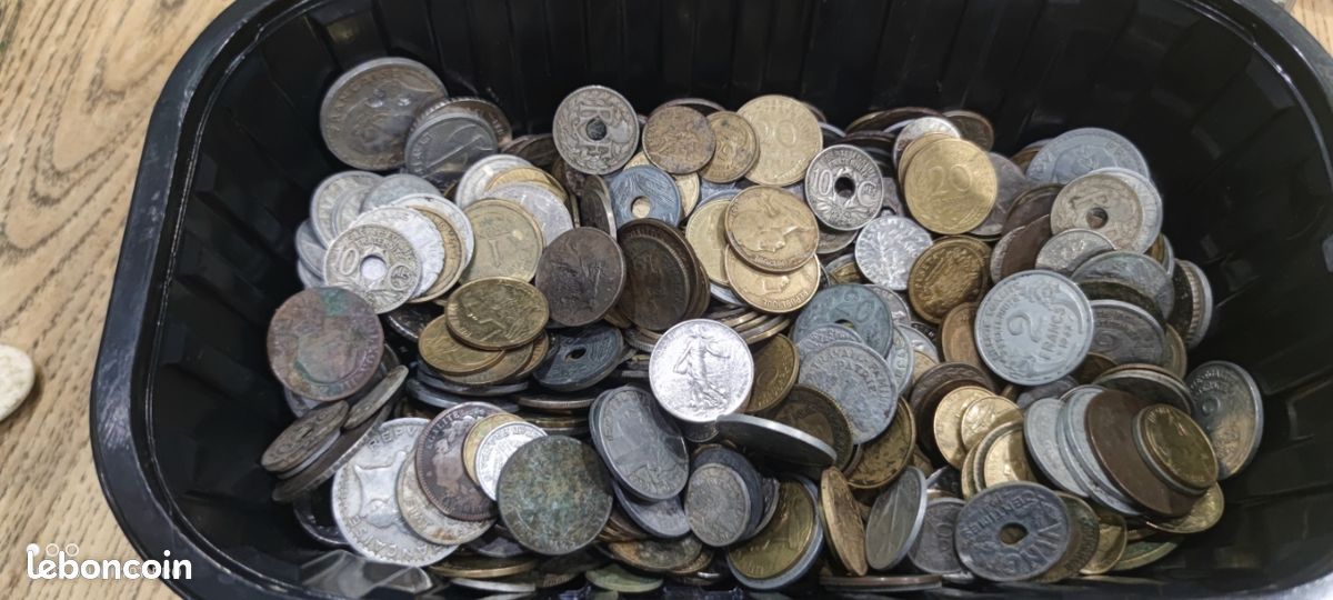 Gros lot de pièces monnaies françaises (image 2)