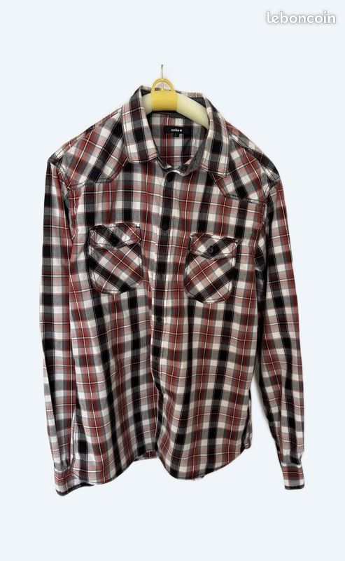 Chemise Celio à carreaux (image 1)
