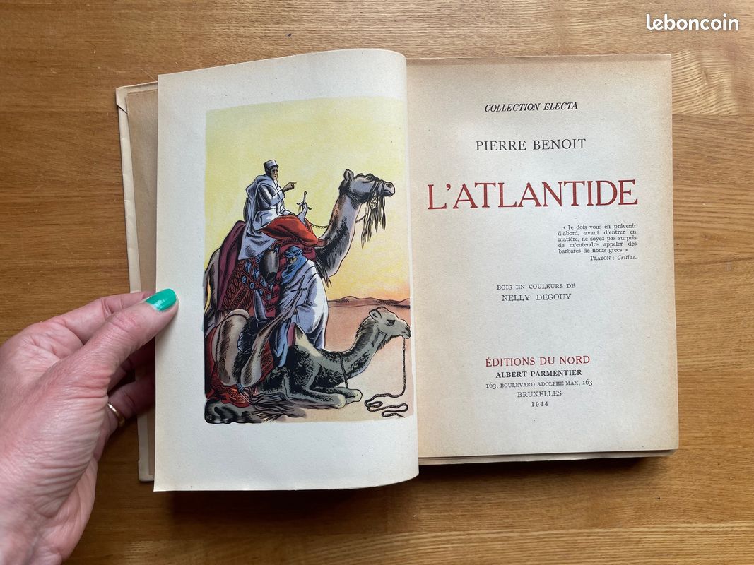 L'Atlantide Pierre Benoit Nelly Degouy pochoirs EO 1944 (image 10)