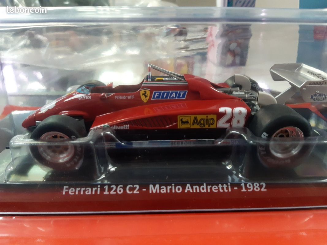 Policar FERRARI 126 C2 n°27 Villeneuve 1982 - Circuits de Legende