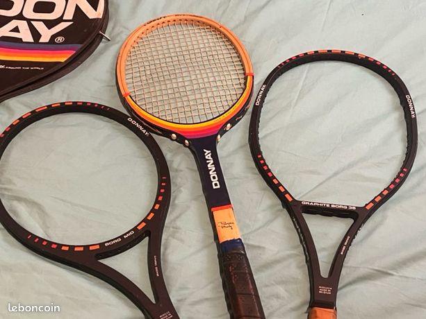 Raquette De Tennis Vintage Donnay Bjorn Borg - Graphite & Céramique, Avec Housse