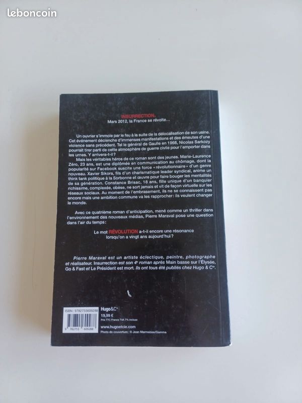 Livre "Insurrection : Mars 2012, la France se révolte..." – Pierre Maraval (Hugo & Cie) (image 3)