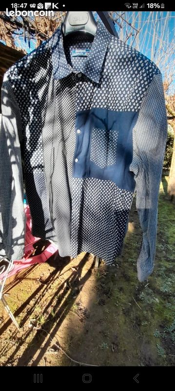 Chemise Femme Désigual Taille S (36) Noir - Coton Mixte - Parfait état Occasion