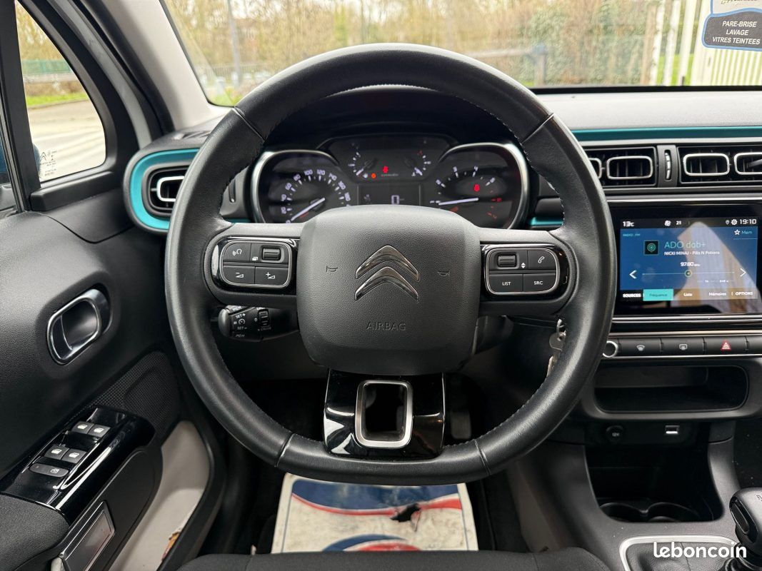 CITROEN C3 1.5 BlueHDi 100 SS BVM6 Feel - Entretien complet Citroën - Courroie de distribution OK (image 12)