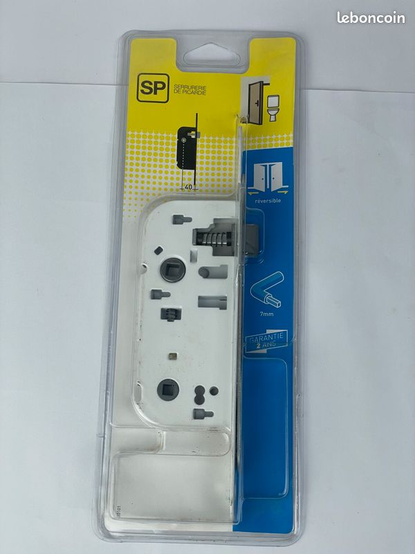 Serrure à Larder SP Neuve Emballée – Axe 40mm – Pour Porte Intérieure (image 1)