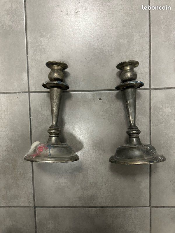 Bougeoir souvenir de lourdes - Décoration
