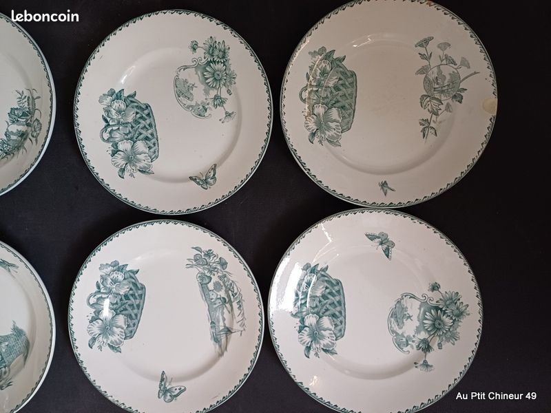 Lot d'assiettes plates et soupe Cartels - (image 2)