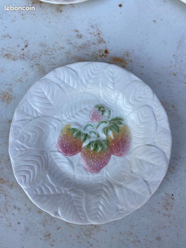 4 Assiettes Dessert motif Fruits Salins les Bains (image 4)