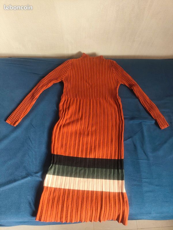 Robe longue en laine, automne-hiver, tissu extensible, moulante