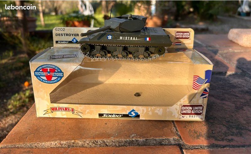 Solido – Char Destroyer M10 – 1/43 – Grande Boîte – Occasion