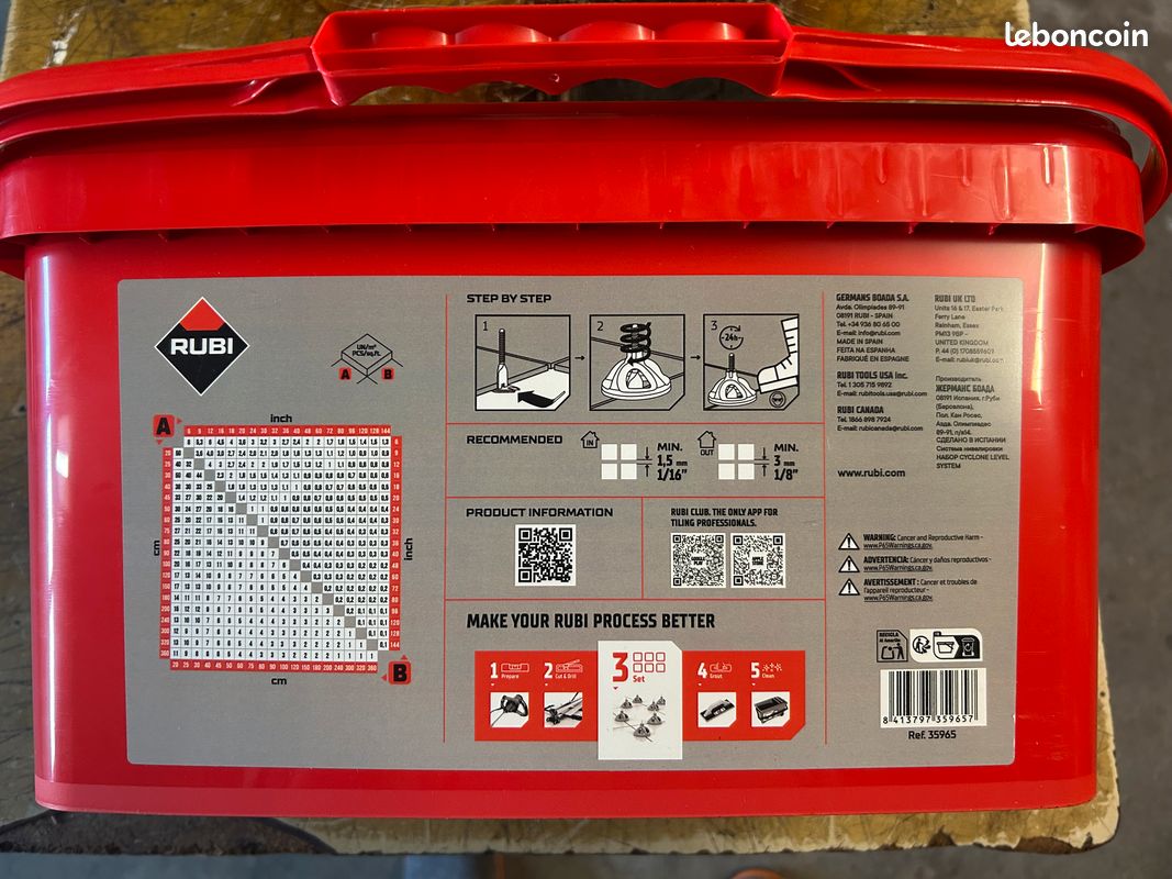 RUBI Kit Cyclone Level System 3mm NEUF (image 2)