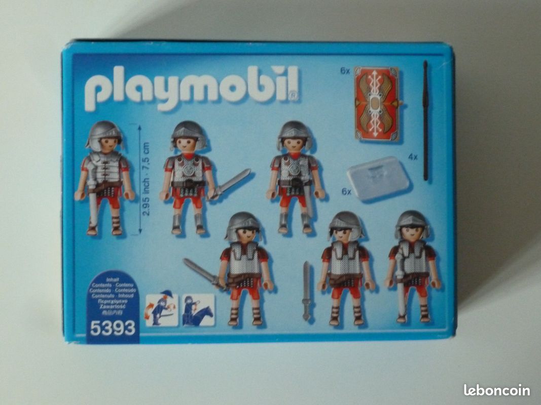 Lot De 9 Figurines Playmobil Soldats Romains - 3 Modèles Différents - Neufs - Fabriqué En Allemagne