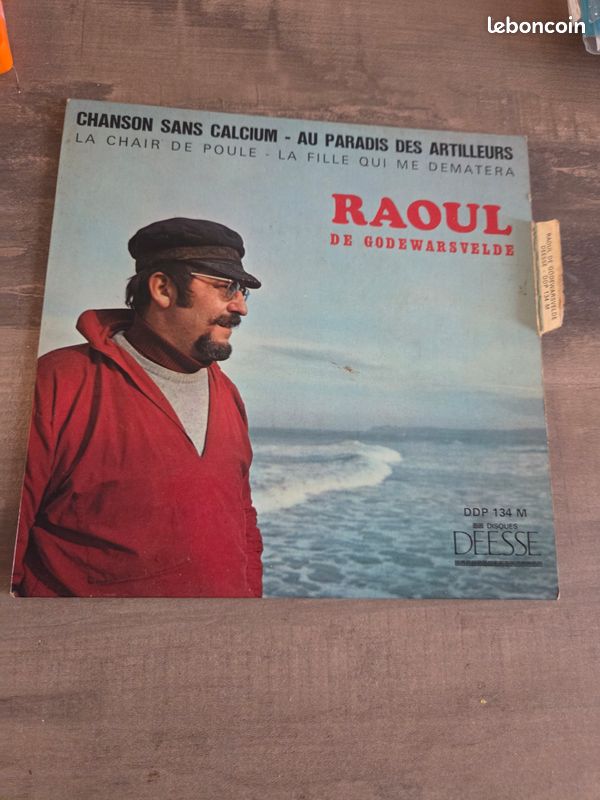 45 tours Chanson sans calcium Raoul de Godewarsvelde années 60-70 (image 1)