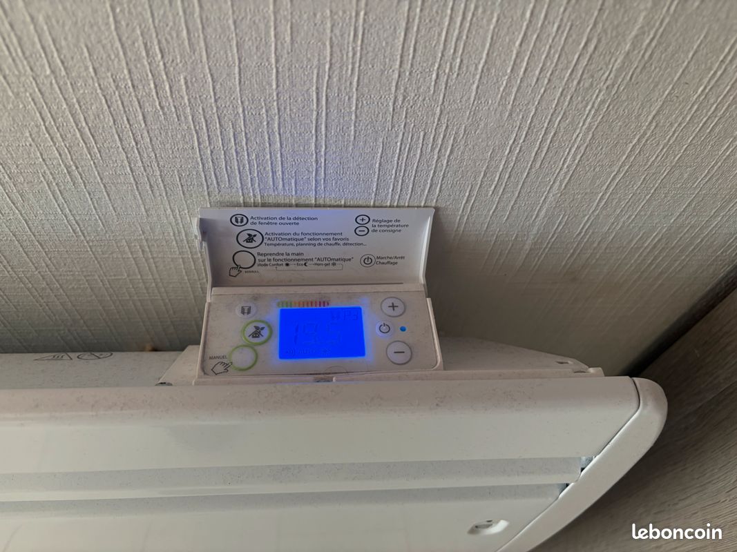 2 radiateurs électriques radiateur à inertie 2000W (Bliss + Noirot) (image 2)