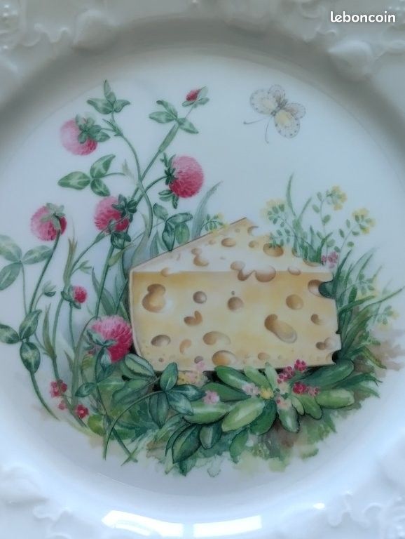 Ensemble de 6 assiettes à fromage Lierre Sauvage (image 4)