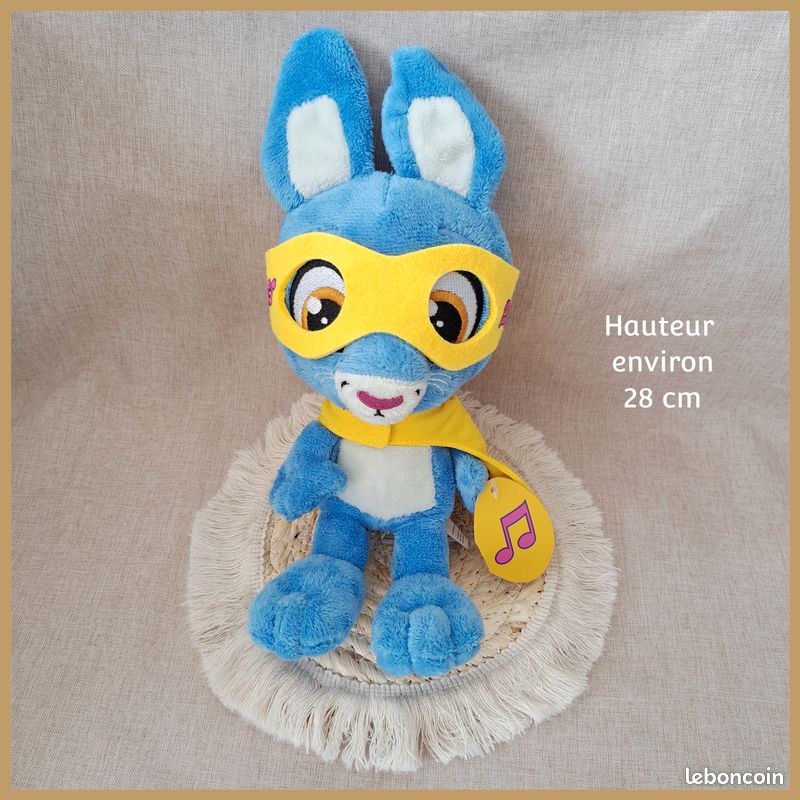 Peluche Lapin bleu, Sami, collection Migros - NEUF (image 1)