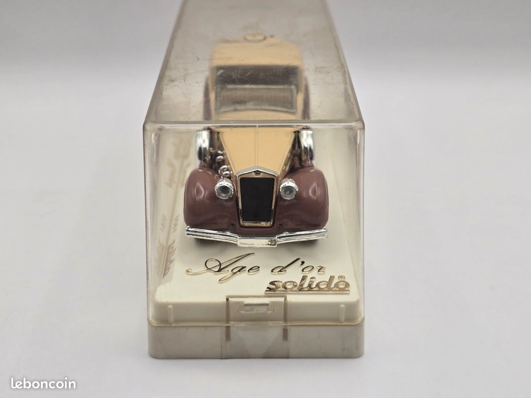Solido Delage Coupé 1/43 – Modèle âge D’or (réf 4051) – Doré Sous Boîte