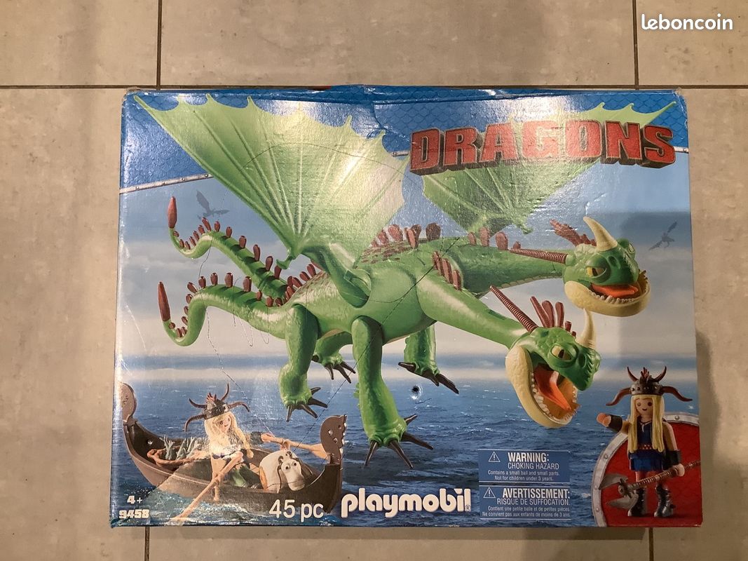 PLAYMOBIL 9458 Dragons - Kognedur et Kranedur avec Pète et Prout 