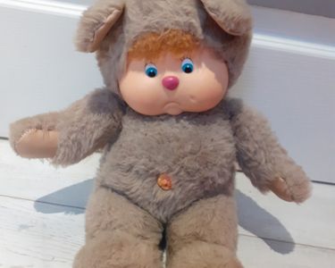 Peluche ours beige Nombrilou AJENA PAMPERS