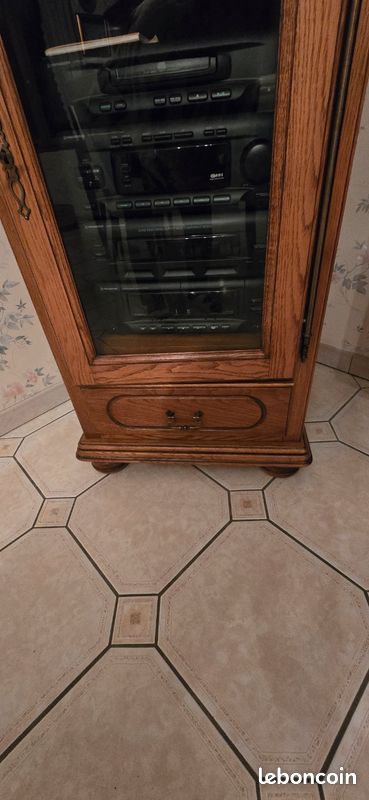 Meuble HI-FI, dessus relevable et tiroir (image 5)