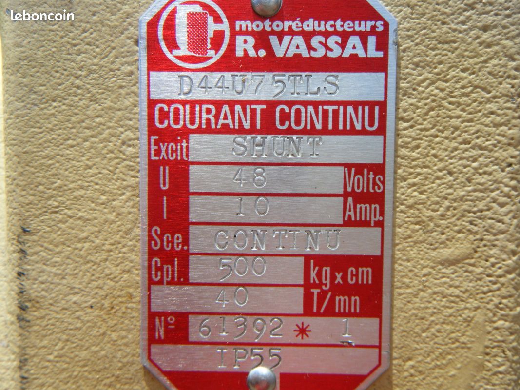 Motoréducteur R Vassal (image 3)