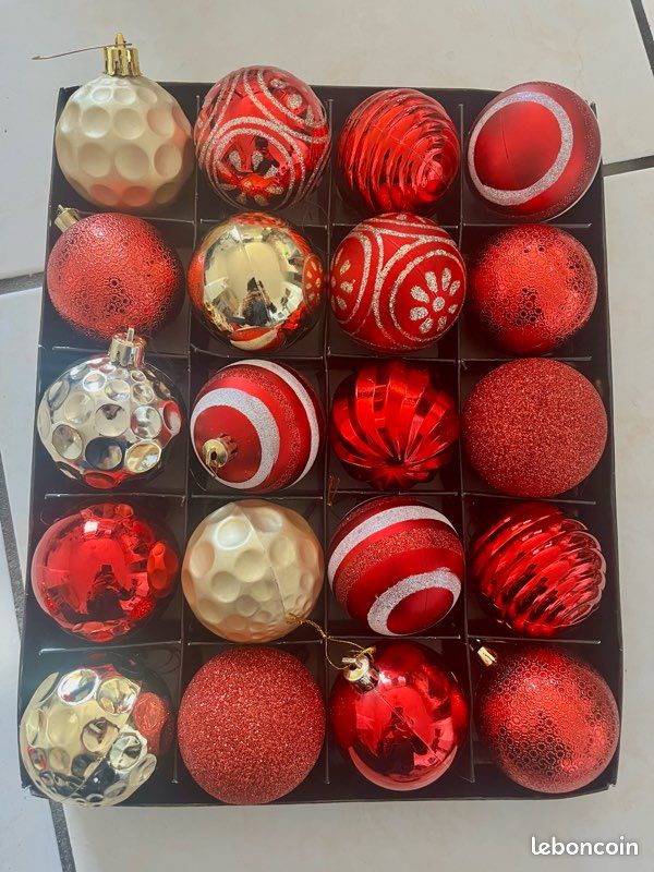 Lot de 15 Boules de Noël (image 1)