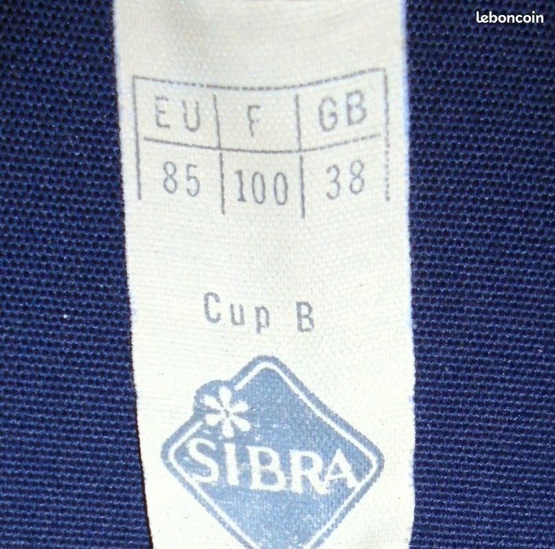 Combiné-gaine Sibra Taille 115 B – Sans Armatures, En élasthanne/nylon/polyester, Vintage, Neuf Sans étiquettes