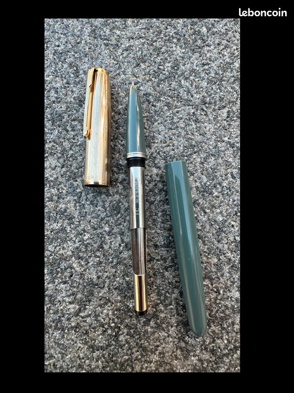 Stylo Plume Parker 51 - Édition Limitée Vintage - Argenté - Fabrication Japonaise (Occasion)
