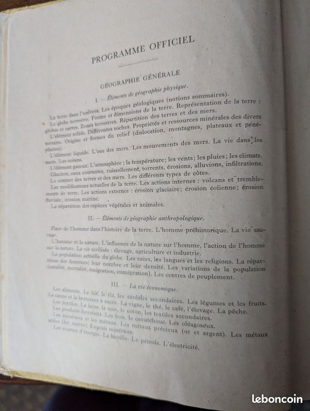 Manuels anciens (1937) Histoire Géographie (image 13)