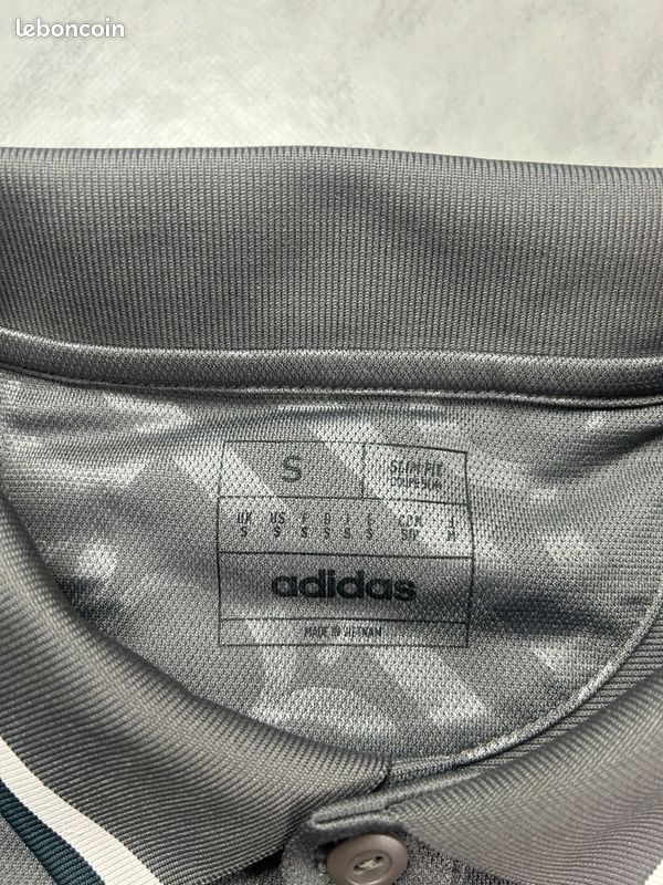 Maillot de football real de madrid saison 2024 gris adidas taille S (image 8)