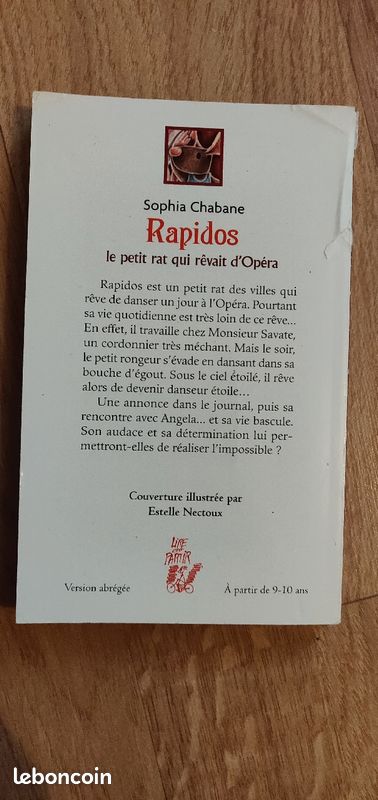 Livre . Rapidos le petit rat qui aimait l'opéra (image 3)