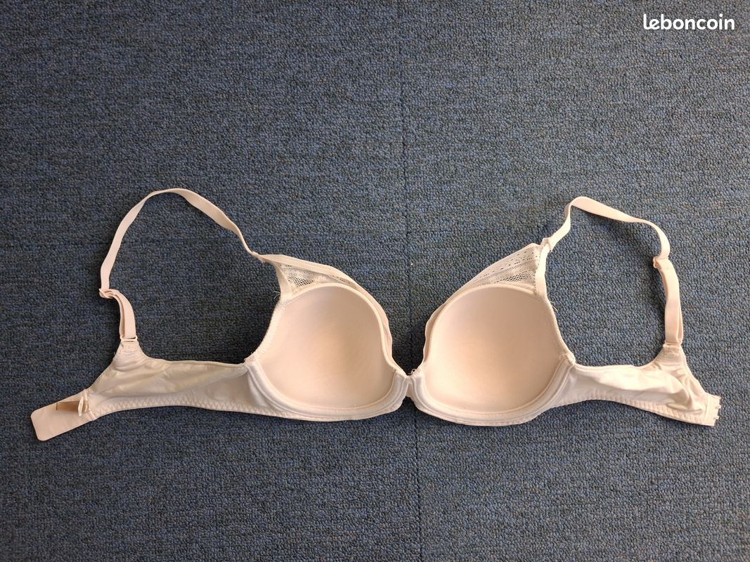 Soutien-gorge Darjeeling Marron Dentelle 85B - Bonnet Balconnet Avec Armature - Occasion Très Bon état