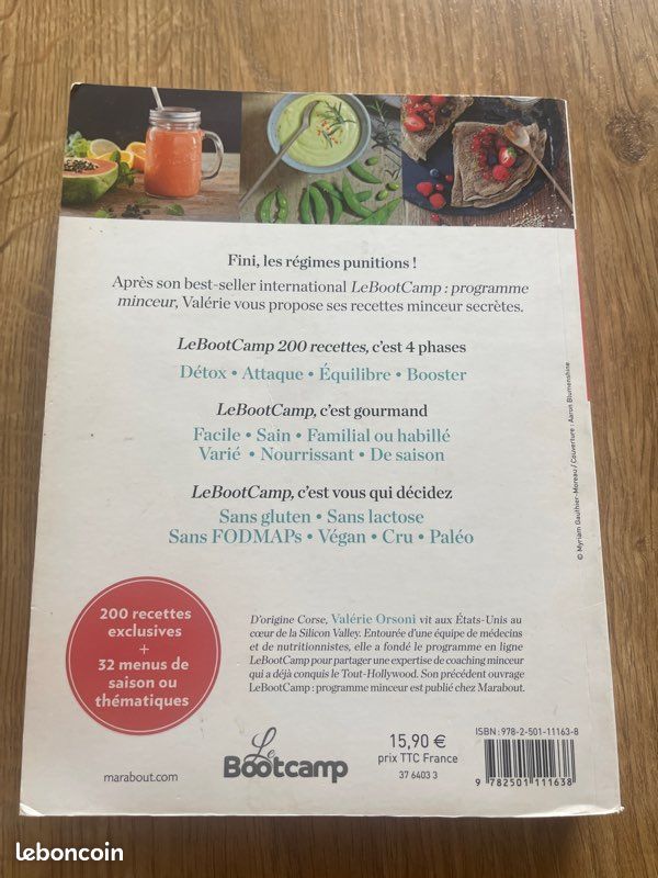 Le Boot Camp 200 recettes Valerie Orsoni (image 3)