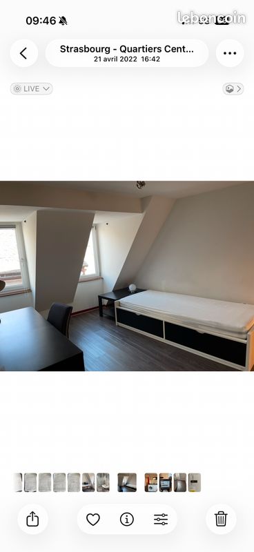 Appartement 1 pièce 24 m² · à Strasbourg · 24 m² · 580 €
