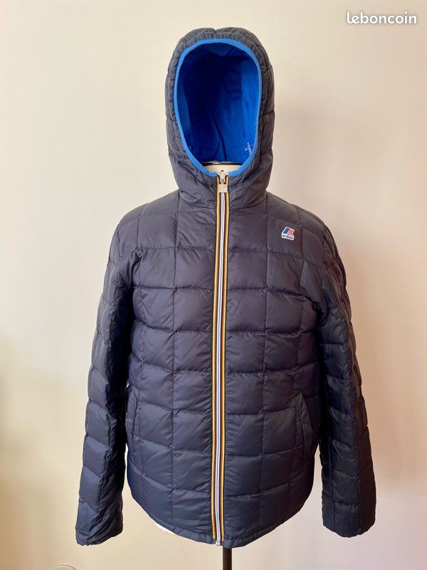 Doudoune Kway Homme Long Doudoune K-Way Homme Réversible XL • Très