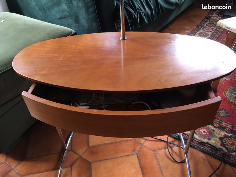 Lampadaire tablette liseuse vintage (image 2)