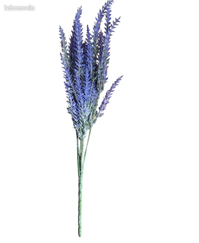 Lavandes artficielles - bouquet avec 5 fleurs (image 2)
