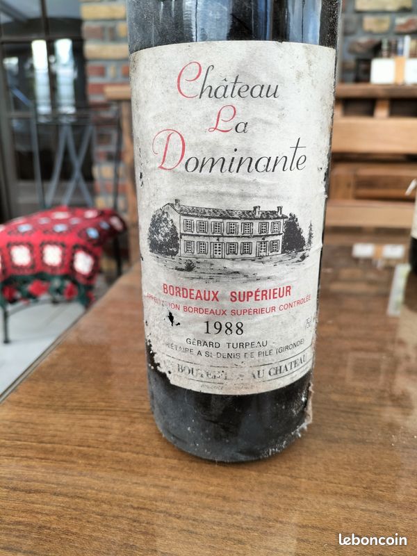 Vin Château la Dominante 1988 (image 9)