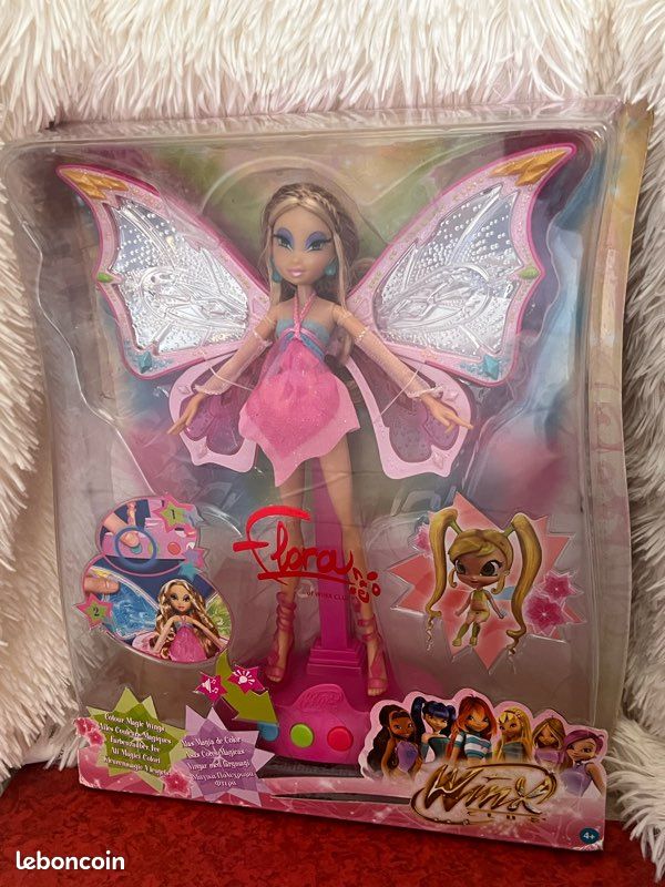 RARE POUPÉE DOLL Winx FLORA Enchantix MATTEL EUR 280,00 - FR