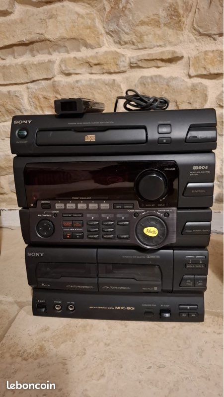 LECTEUR DVD CD Chaîne Hi-Fi Tuner - Sony SS HCD CMT-DV2D - Télécommande