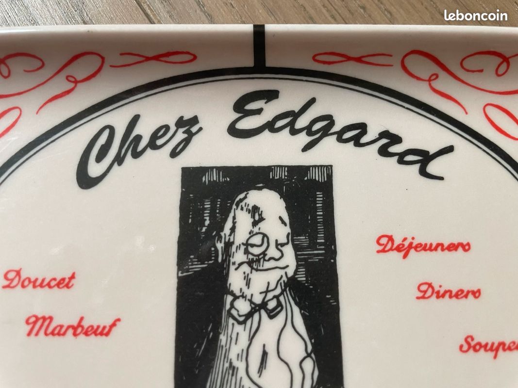 Cendrier - coupelle vintage « Chez Edgar » (image 6)
