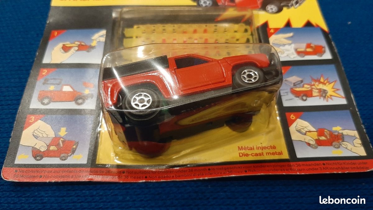LOT DE 2 voitures MAJORETTE motor ABE EUR 0,50 - FR