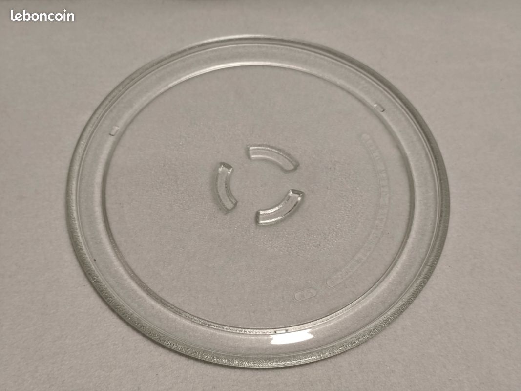Plateau Tournant Universel Verre 288 Mm Pour Micro-ondes Avec Ancrage Central