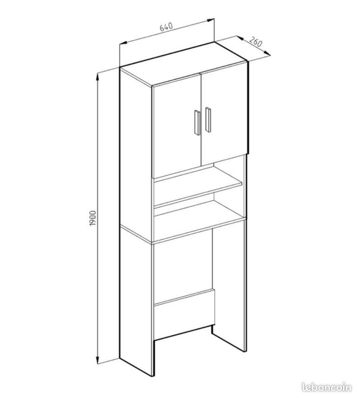 Meuble lave linge (image 3)