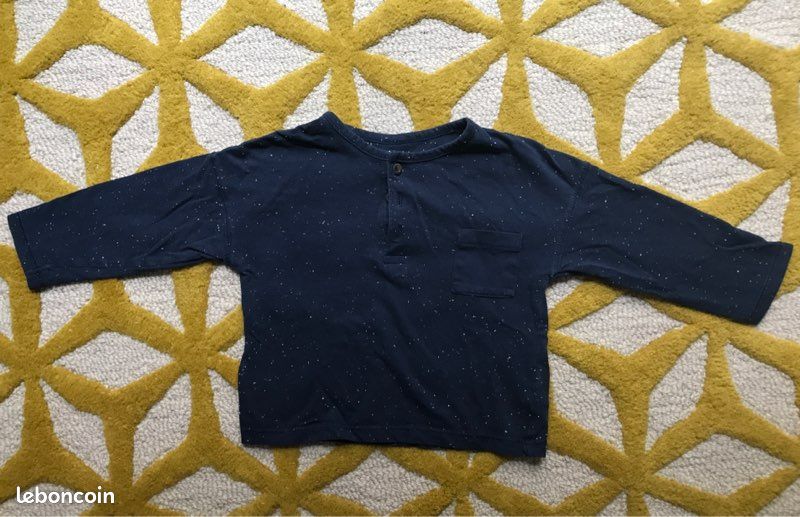 T-shirt ML - vertbaudet - 18 mois (image 1)