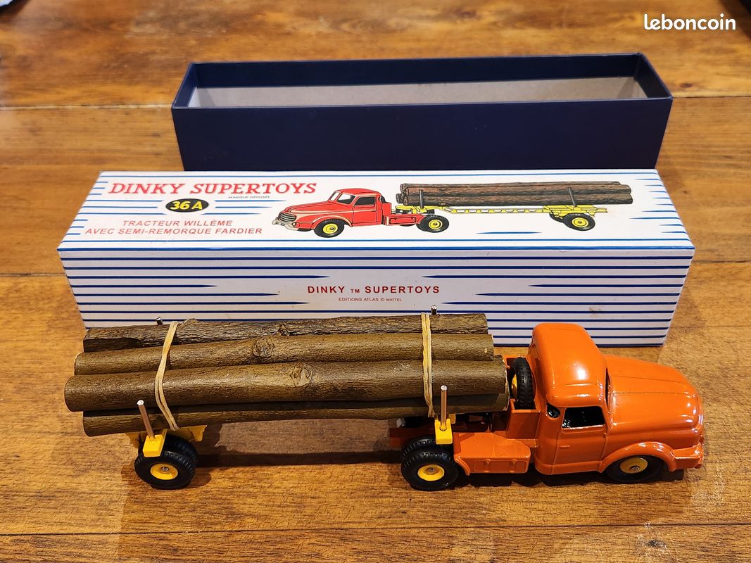 DINKY SUPERTOYS TRACTEUR WILLÈME FARDIER REF 36A 2èTYPE 56/59 BON ÉTAT N°3 | eBay