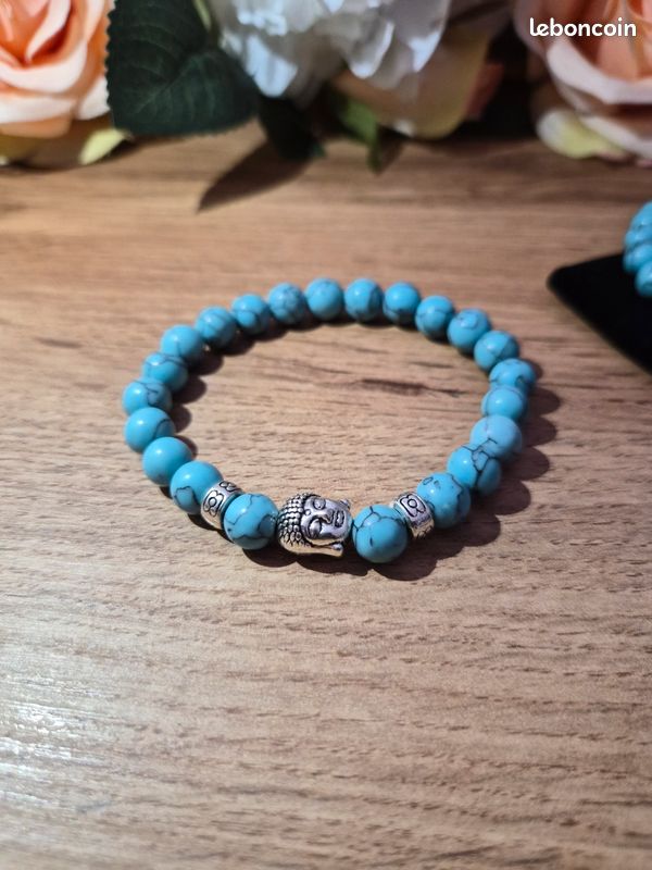 Bracelet perle pierre (image 3)