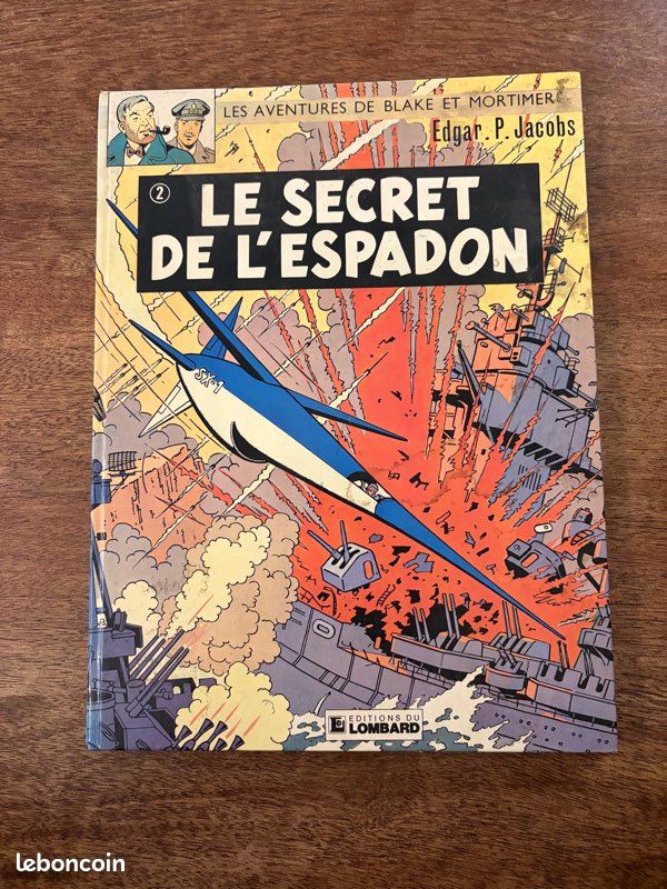 Le secret de l’espadon - tome 2 - Editions du Lombard (image 1)