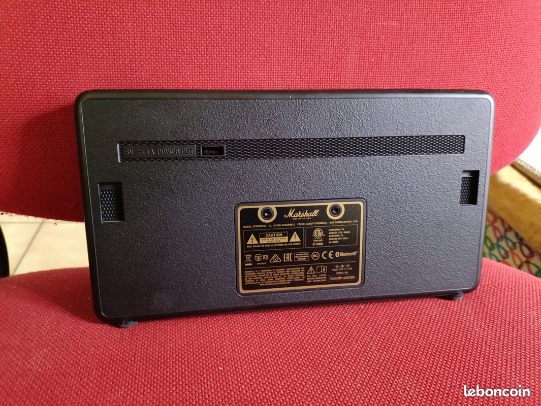 Enceinte bluetooth Marshall Stockwell Photo, audio vidéo